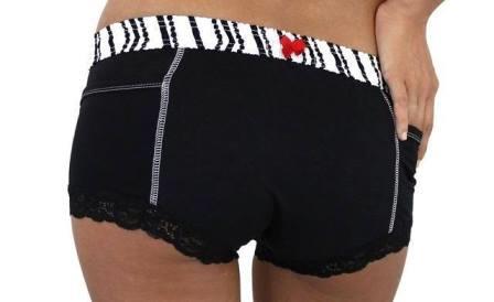 Black cotton with lace (image Foxers Australia)