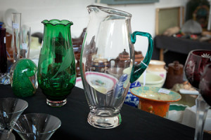 Antique glassware
