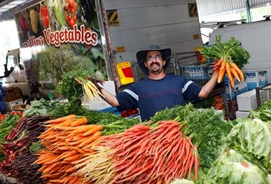 The freshest of fresh at the Market - photo courtesy threesides.com.au
