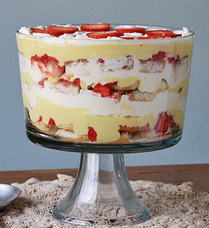 Traditional English trifle