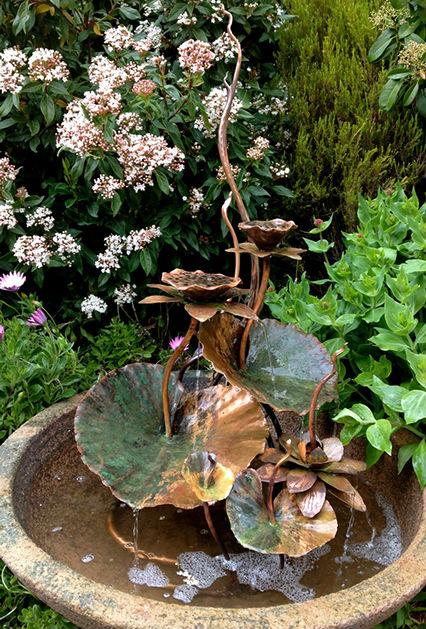 Lotus blossom fountain