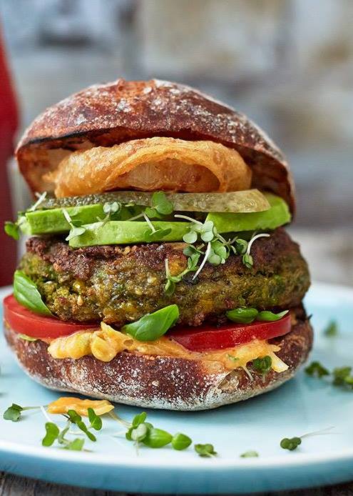Awesome JO veggie burger - click the link above for the recipe