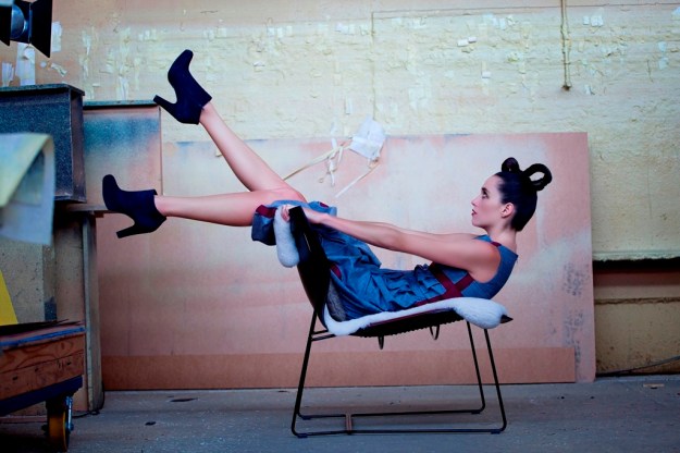 Scaffold dress and Walter Knoll chair