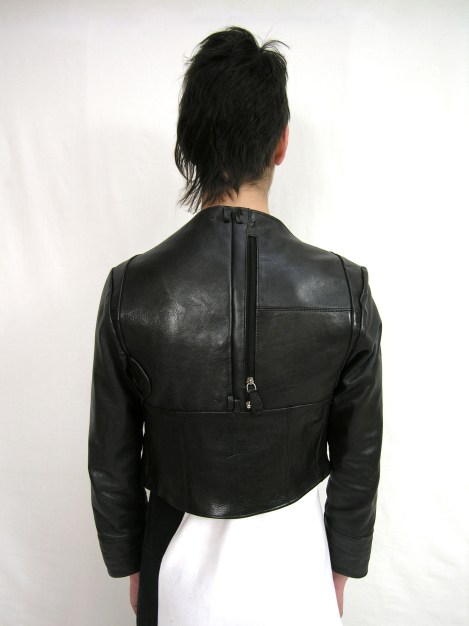 Upcycled leather by Melanie Child