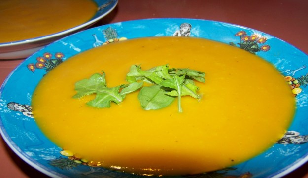 Creamy Three Pumpkin Soup 
