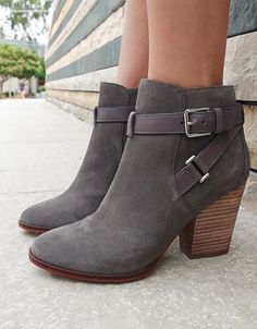 Cute ankle boots with buckle detail