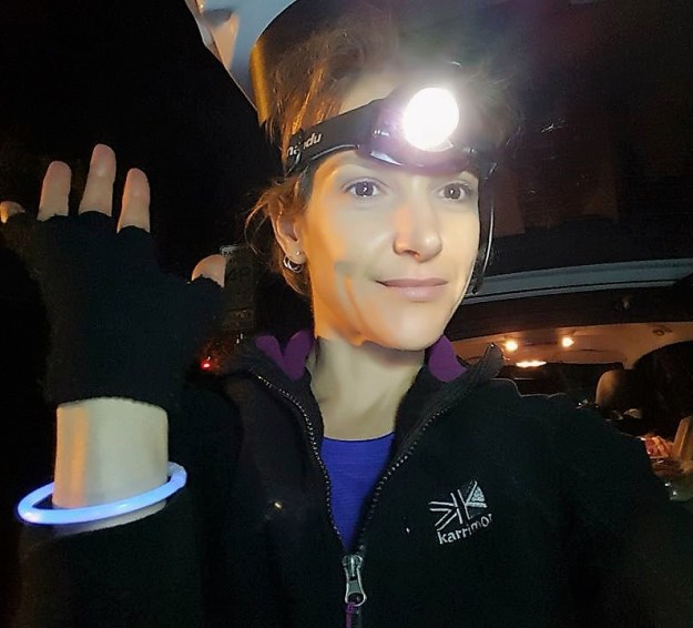 Night walk - left checkpoint 3 at 2.32am