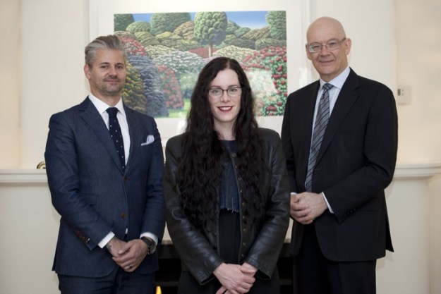 FASHFEST Co-Founder Cling Hutchinson, Melanie Child, and NZ High Commissioner Chris Seed. Photo by Leighton Hutchinson
