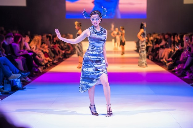 Zilpah tart on the catwalk at FASHFEST 2016 - photo by Andrew Donato