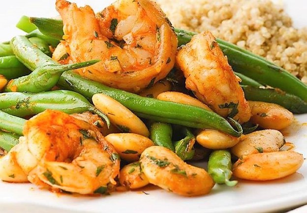 ginger-garlic-prawns-with-green-beans