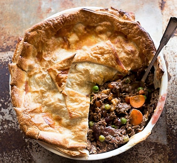 beef and veg pie