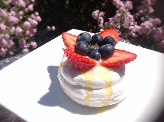 C3 Pav Vegan, egg free, gluten free Pavlova.
