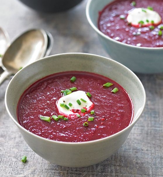 beet pomegranate soup