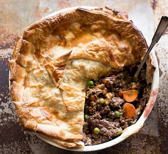 beef and burg pie